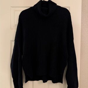 Abercrombie & Fitch Black Cowl Neck Sweater